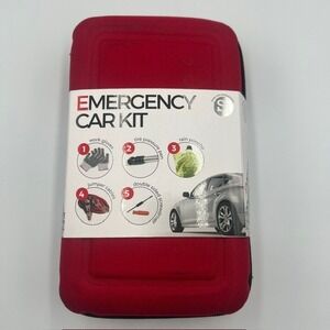 Emergency Car Kit Roadside Assistance‎ Auto Safety Jumper Cables with Gloves
